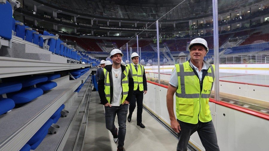 На «СКА Арене» протестировали лёд
