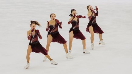Финал III Всероссийских соревнований по синхронному катанию на коньках «Кубок МАВИС»—2024 — фото 4
