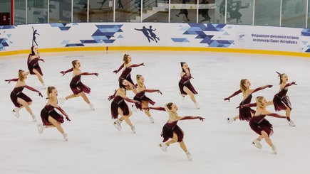 Финал III Всероссийских соревнований по синхронному катанию на коньках «Кубок МАВИС»—2024 — фото 6