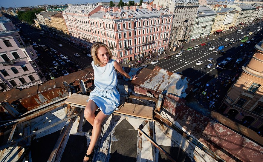 Экскурсия-лекция на крыше дома на Невском проспекте