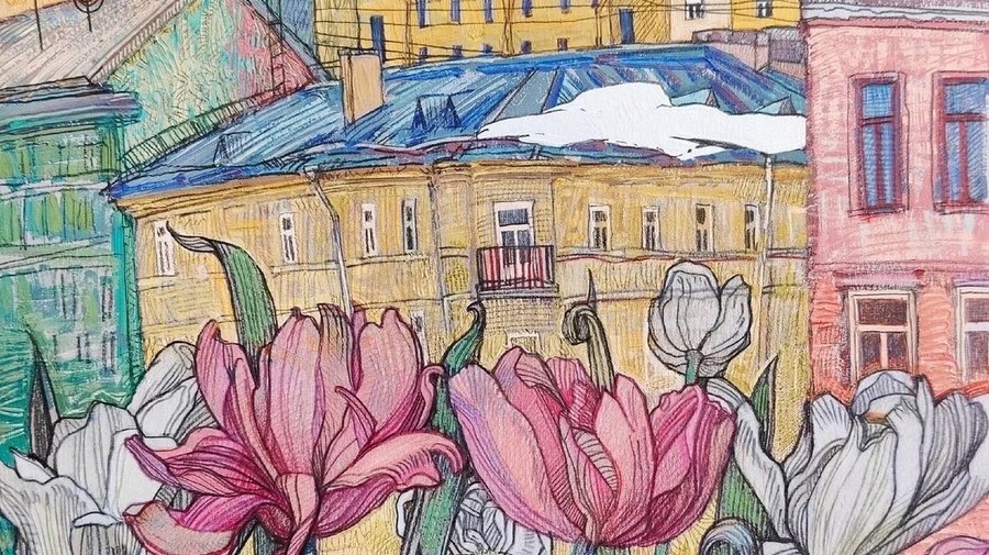 Выставка Анны Владимировой-Лавровой «О городах и растениях»