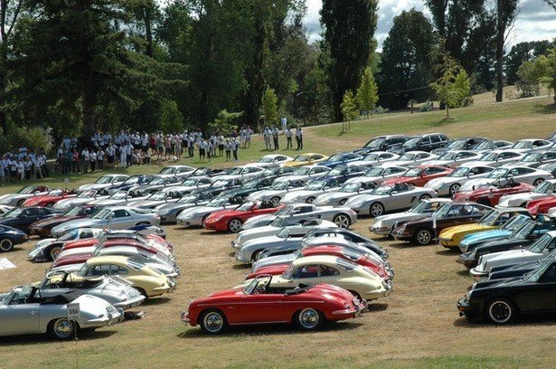 парад porsche в санкт-петербурге