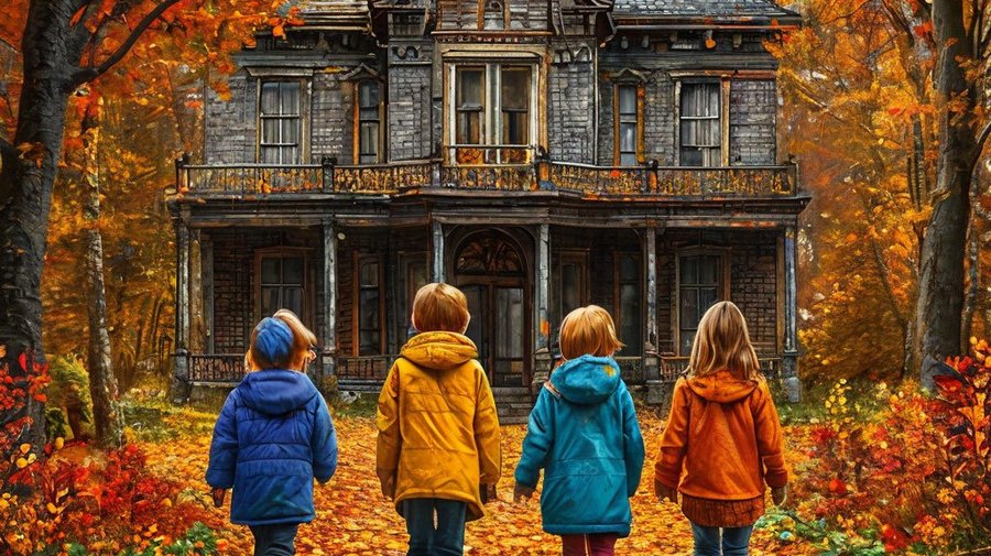 Секреты таинственного особняка: Осенний детский лагерь 🍂