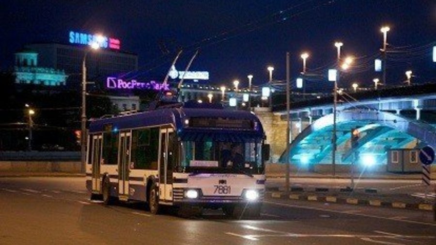 В Москве будет ходить круглосуточный троллейбус