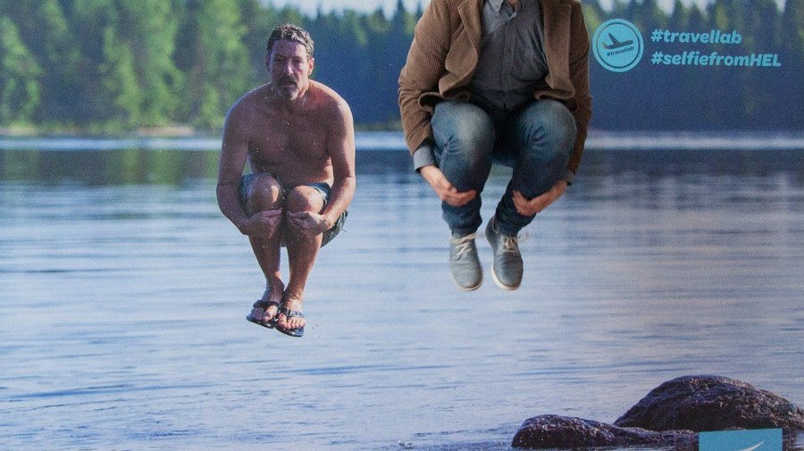 Специальную стену для «селфи» установили в финском аэропорту