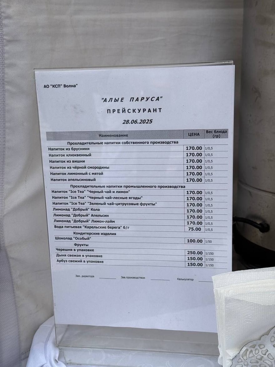 Чем кормят на «Алых парусах» — сосиски в тесте, дубайский шоколад, пирожки.