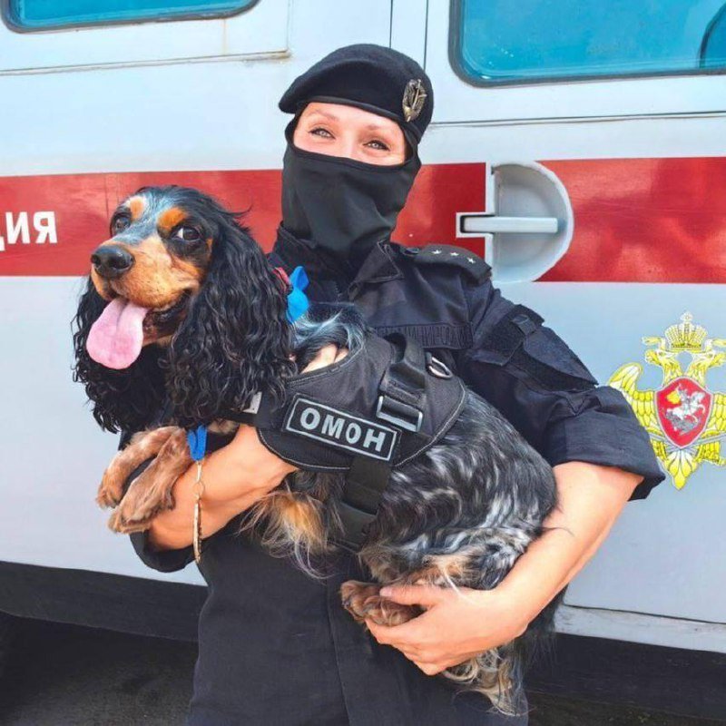 Питерская собачка-ОМОНовец ушла на пенсию