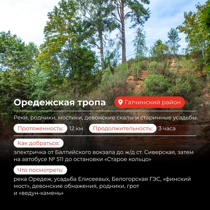Идеи для прогулок в Ленобласти 