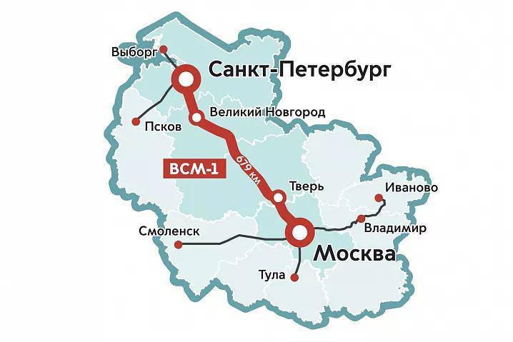 Метро Москвы проведут до Петербурга