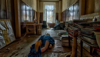 Заброшенный приют Красного креста