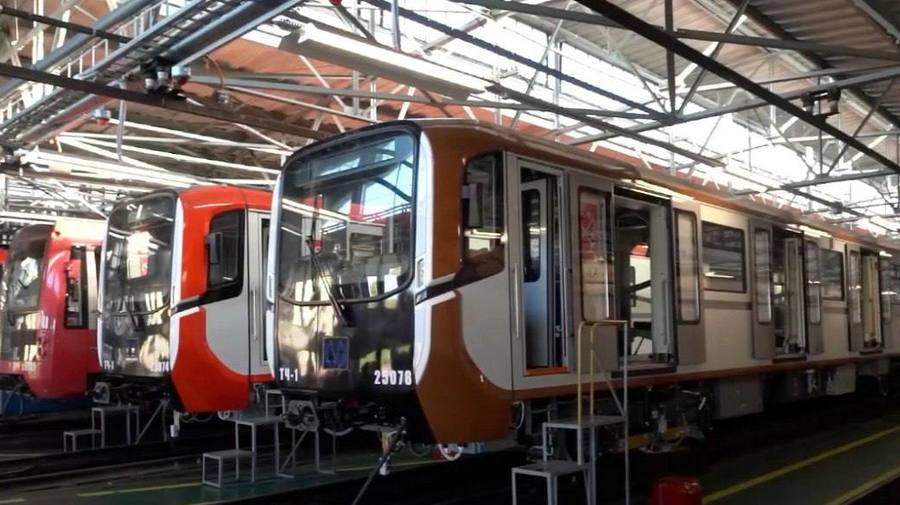 Первый «Балтиец» для «коричневой» линии метро проходит обкатку на линии