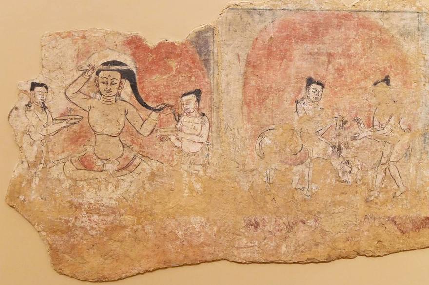 Роспись из Великого шёлкового пути вернулась в Эрмитаж