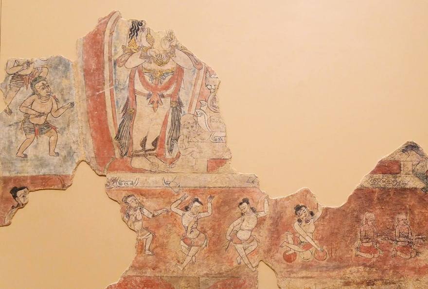 Роспись из Великого шёлкового пути вернулась в Эрмитаж