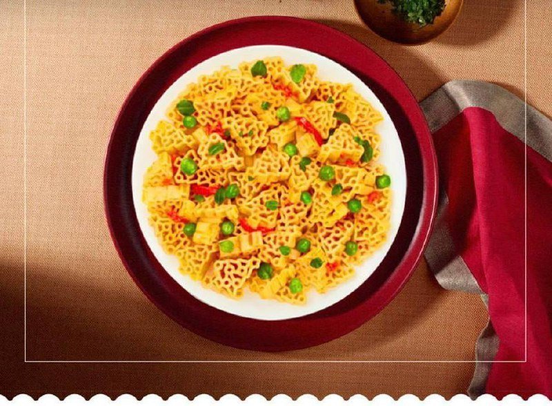 Макароны в виде ёлочек появились в России.