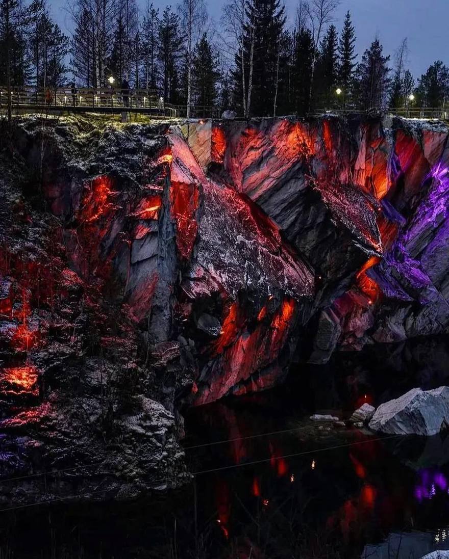 В Рускеале уже зажглись волшебные огни