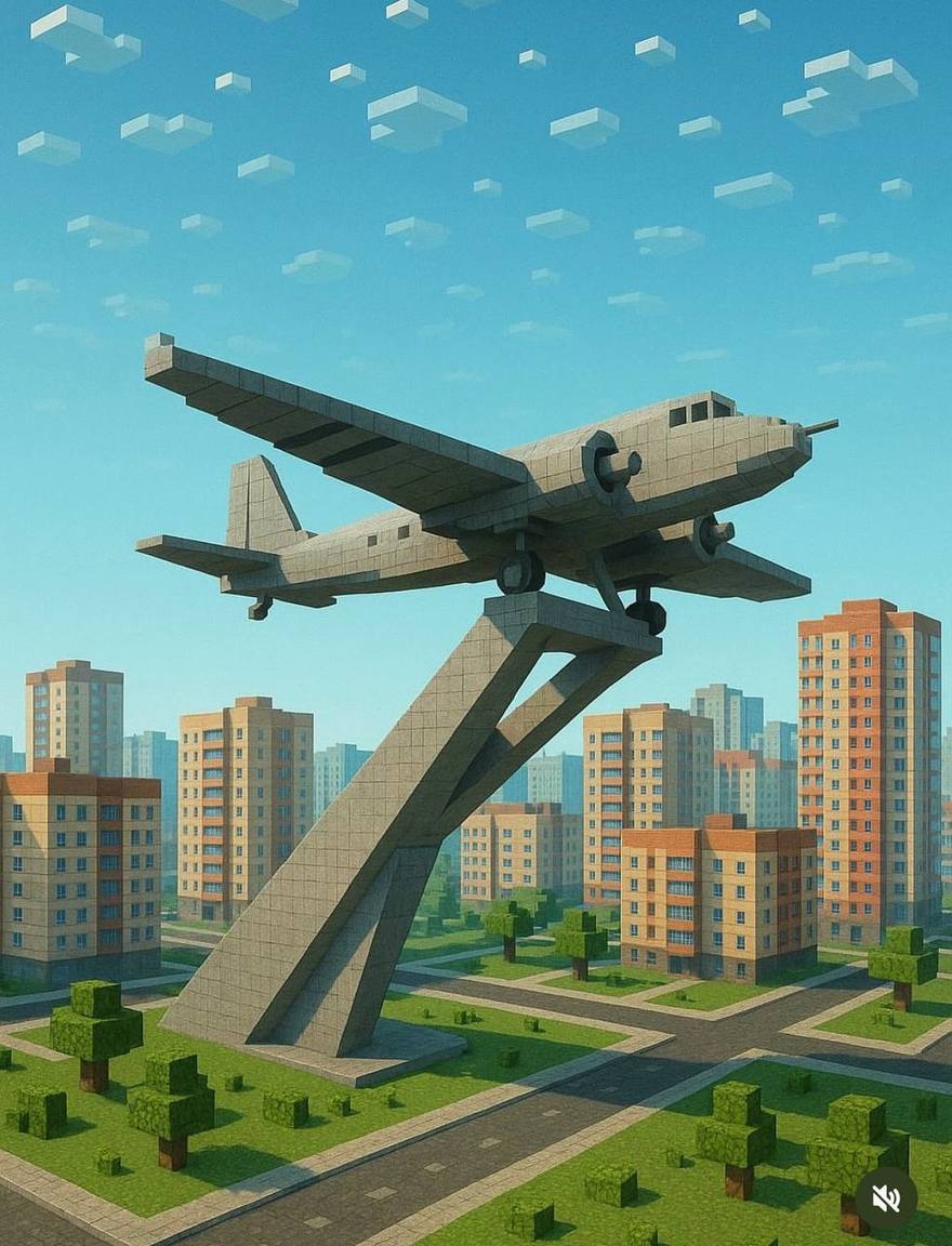 Мурино в стиле Minecraft: нейросеть представила пиксельную версию города.