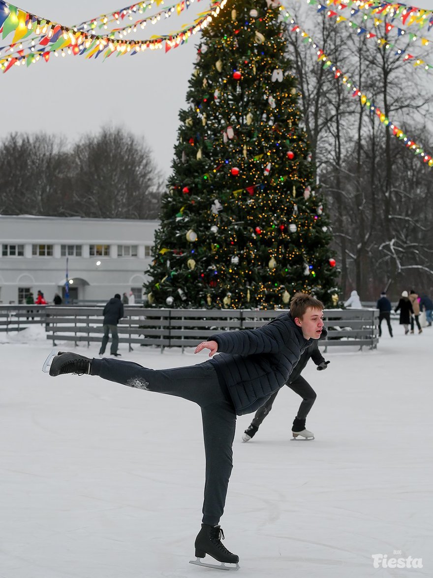 Открытие катка на Елагином острове