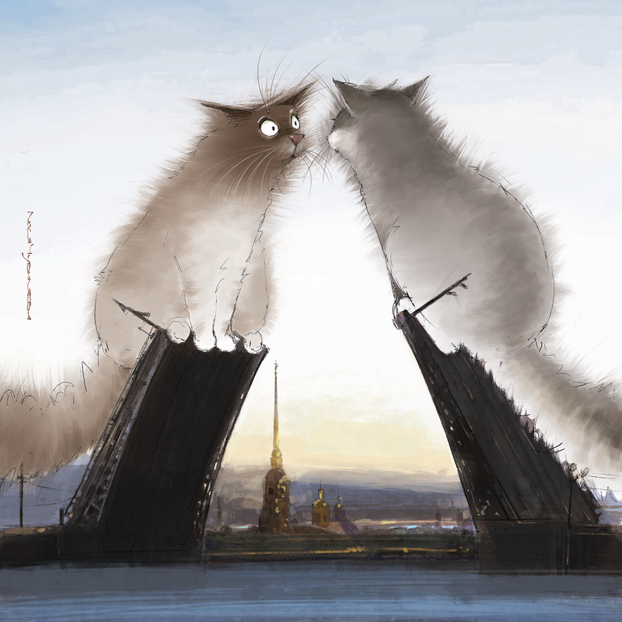 Выставка «Коты и ангелы Санкт-Петербурга»