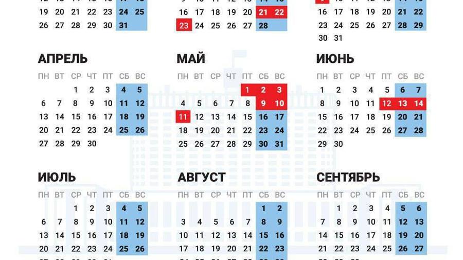В 2026 году россиян ждут сразу 7 сокращённых рабочих недель и ни одной шестидневки