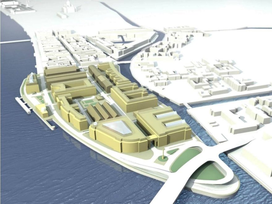 В Петербурге к 2030 году построят концертный комплекс стоимостью около $1 млрд — прямо рядом с Адмиралтейскими верфями.
