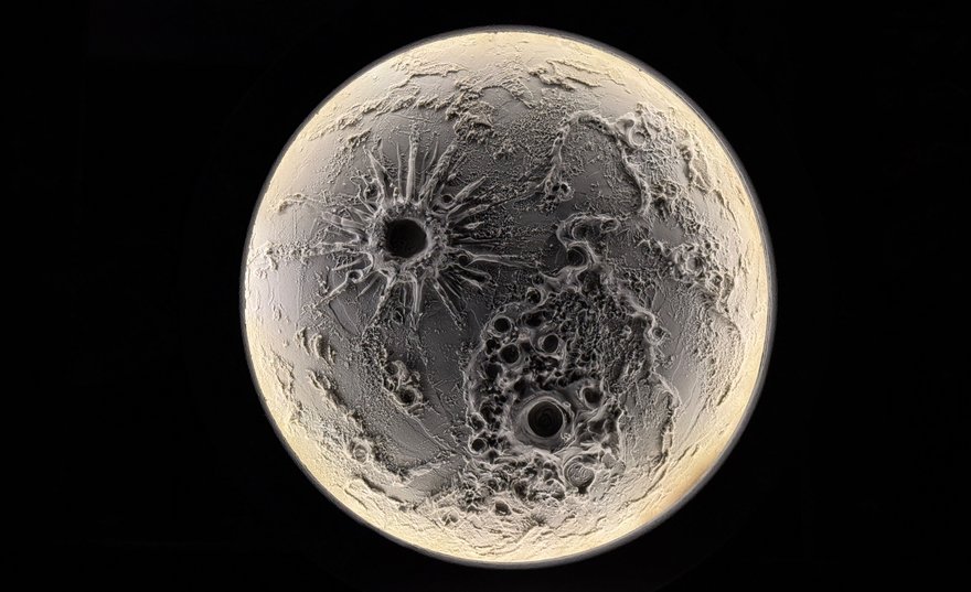 Мастер-класс "Луна-ночник текстурной пастой"