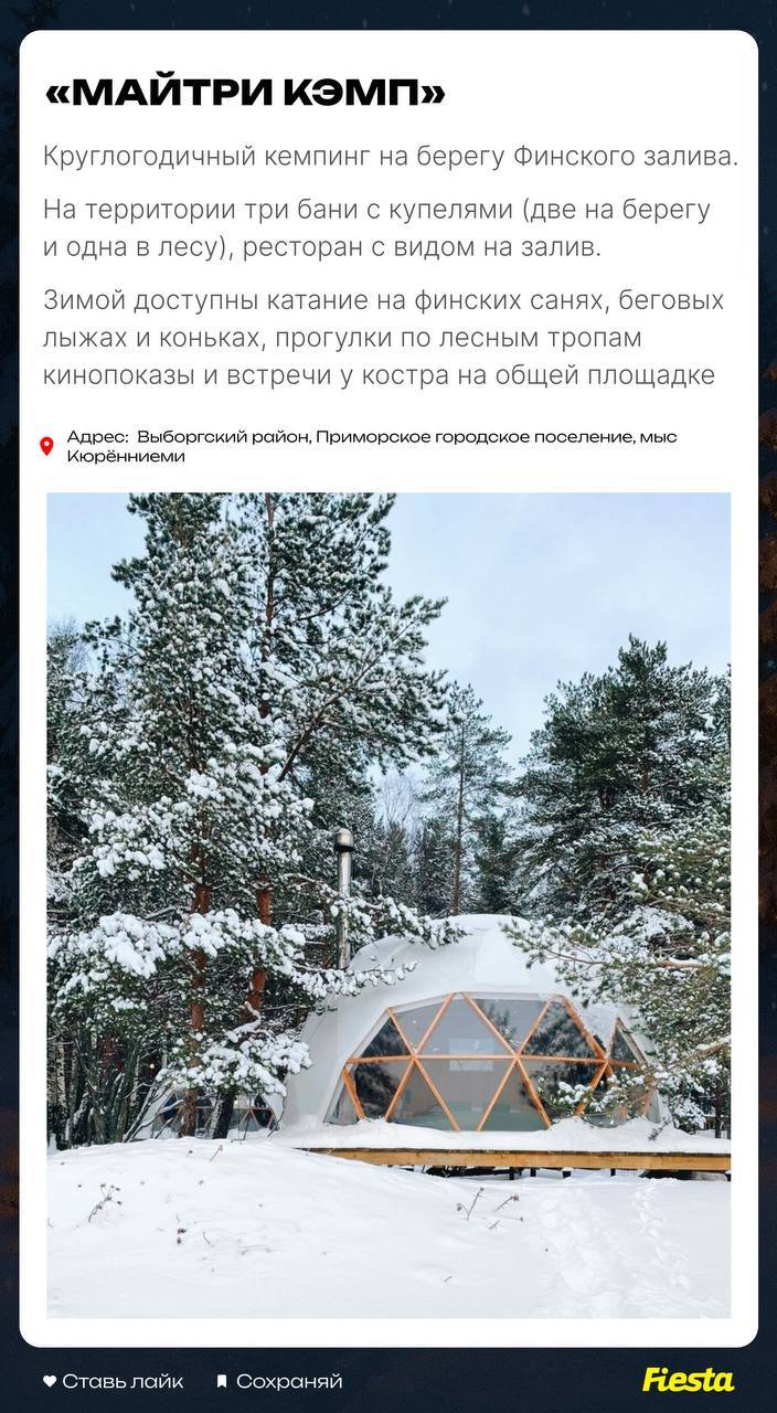 Где провести зимние каникулы в Ленобласти: составили фото гайд из 9 мест