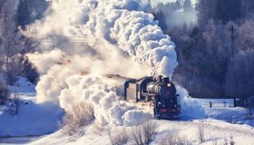 В Рускеалу на ретропоезде: Водопады и мраморный каньон