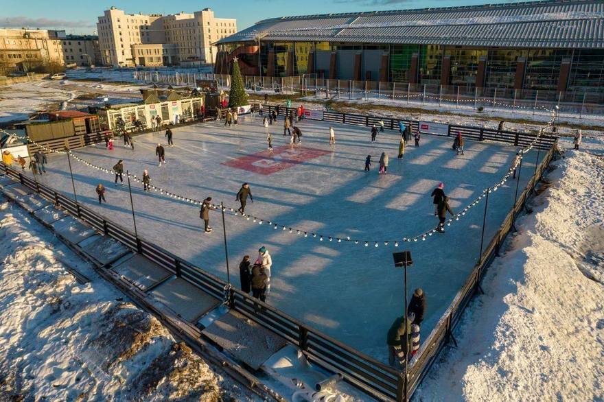 Каток возле Музея железных дорог откроется 12 декабря. 