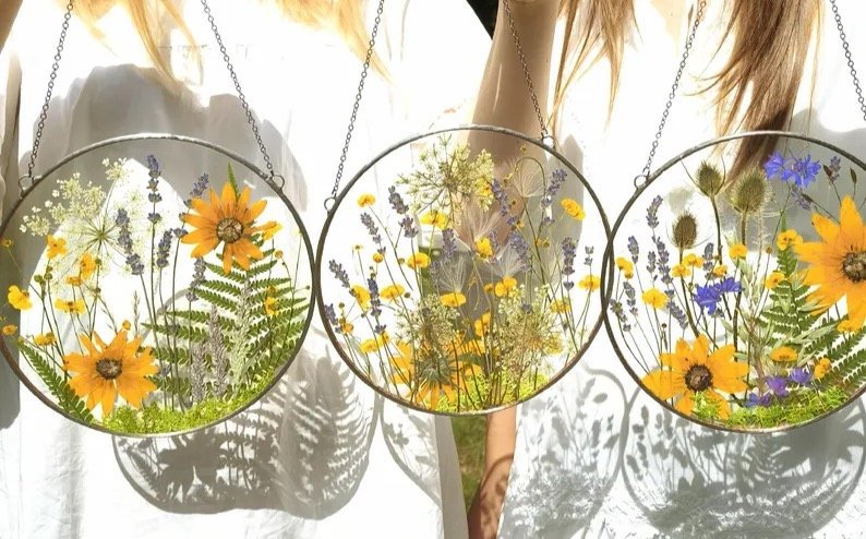 Мастер-класс "Гербарий в технике Тиффани"