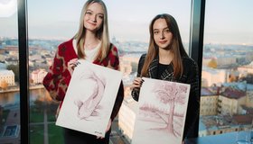 Арт-вечеринка Artvibes. Рисуем вином с видом на Исакий