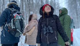 В Пискарёвском лесопарке дали старт зимним орнитологическим прогулкам