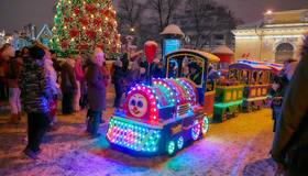 «Паровозик на колёсах» заработает на Манежной площади с 13 декабря. 