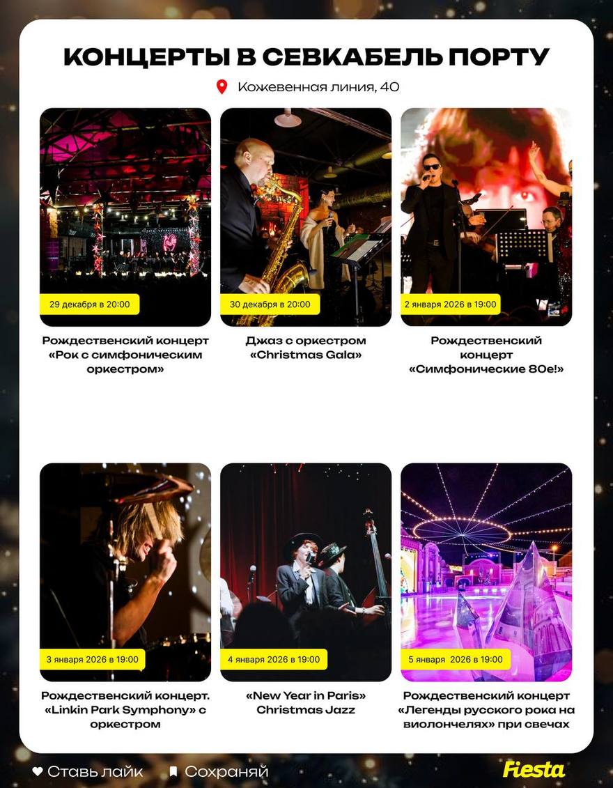 Культурный досуг зимой в Петербурге: 40 мероприятий