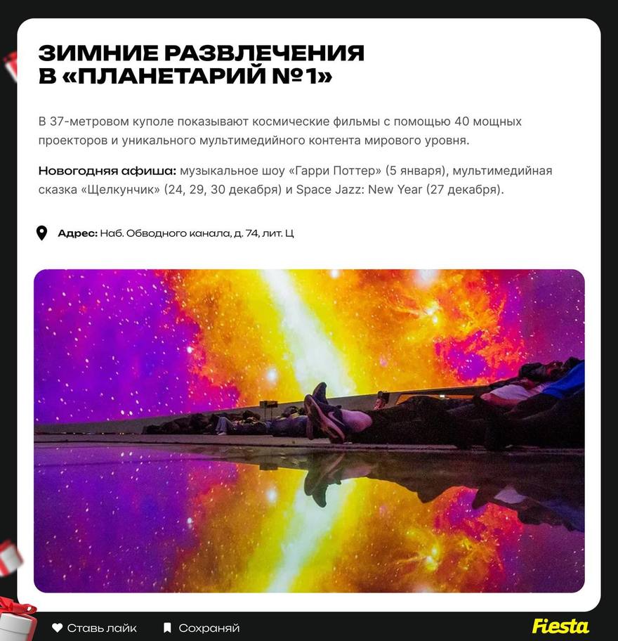 Топ-9 зимних семейный развлечений в Петербурге