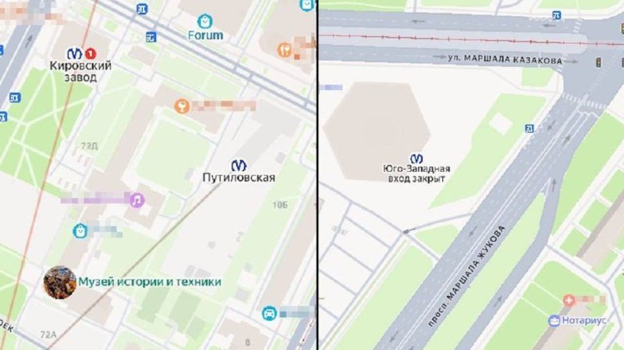 Новые станции метро появились на карте.