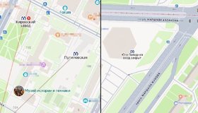 Новые станции метро появились на карте.