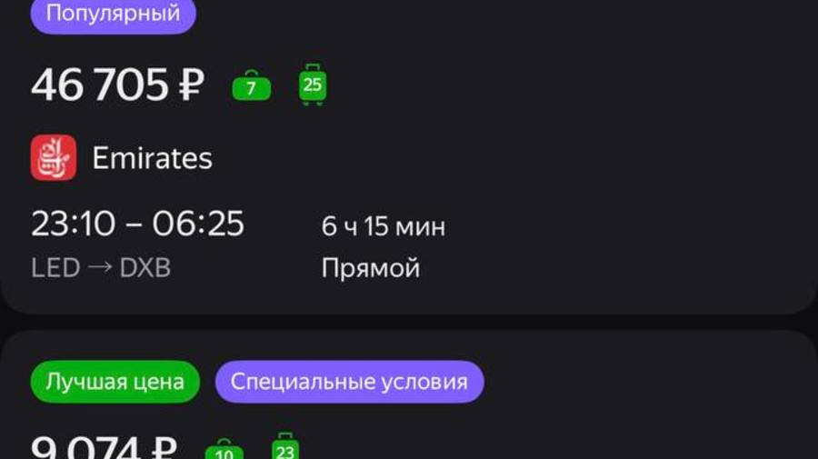 Улететь в Дубай из Петербурга можно всего за 9000 рублей в январе.