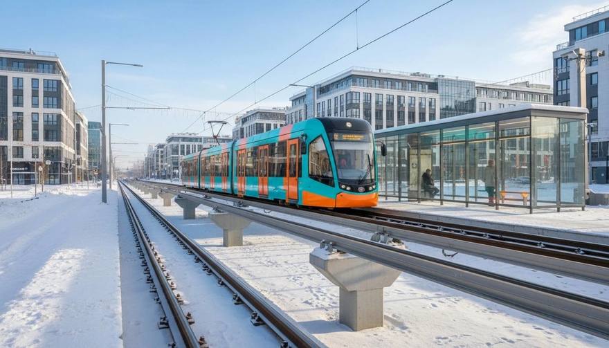 Трамвайную линию «Славянка» из Купчино в Шушары запустят уже завтра.