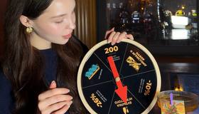 Акция «Колесо фортуны» в ресторане «Игристые» 