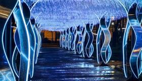 Невероятный космический тоннель появился у здания Президентской библиотеки