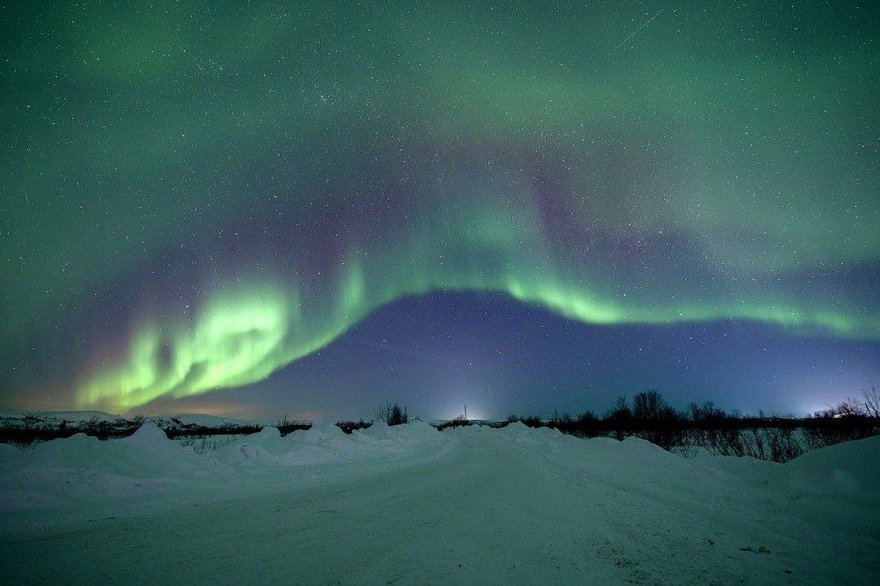 В новогоднюю ночь Россию накроет северное сияние.