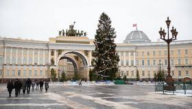 В ночь с 22 на 23 января на Дворцовой площади в Петербурге разберут главную ёлку. Об этом сообщили в пресс-службе Комитета по печати и взаимодействию со СМИ.