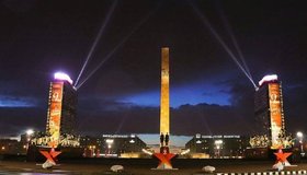«Лучи Победы» зажгут на площади Победы в честь Дня прорыва блокады 18 и 19 января.