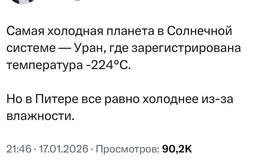 Питерские зимы одни из самых суровых.