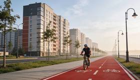 В Петербурге появились три новых отрезка велодорожек