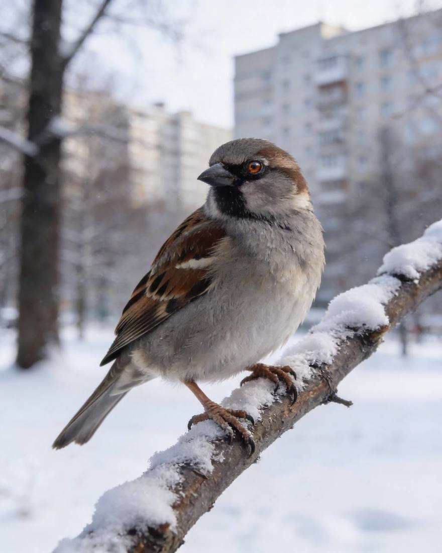 ⬛В России обитает 44 млн воробьёв — это официальная оценка орнитологов МГУ после Всероссийской переписи птиц.