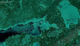 Финский залив сковало льдом: спутники показали масштаб зимы 