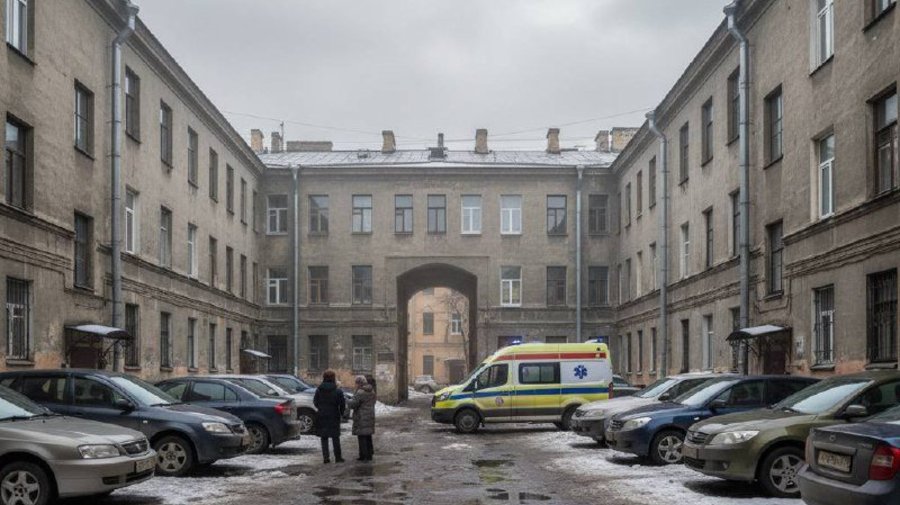 На Петроградской дворник спас ребенка, упавшего с седьмого этажа
