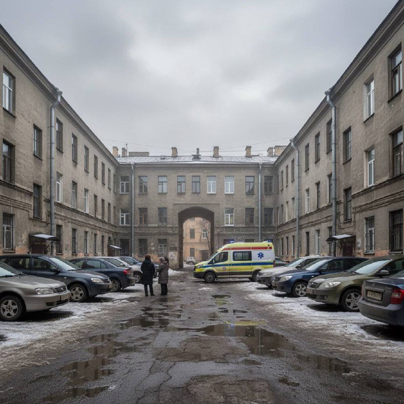На Петроградской дворник спас ребенка, упавшего с седьмого этажа