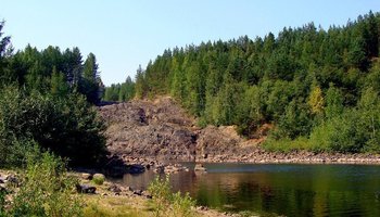 Древний вулкан в Карелии